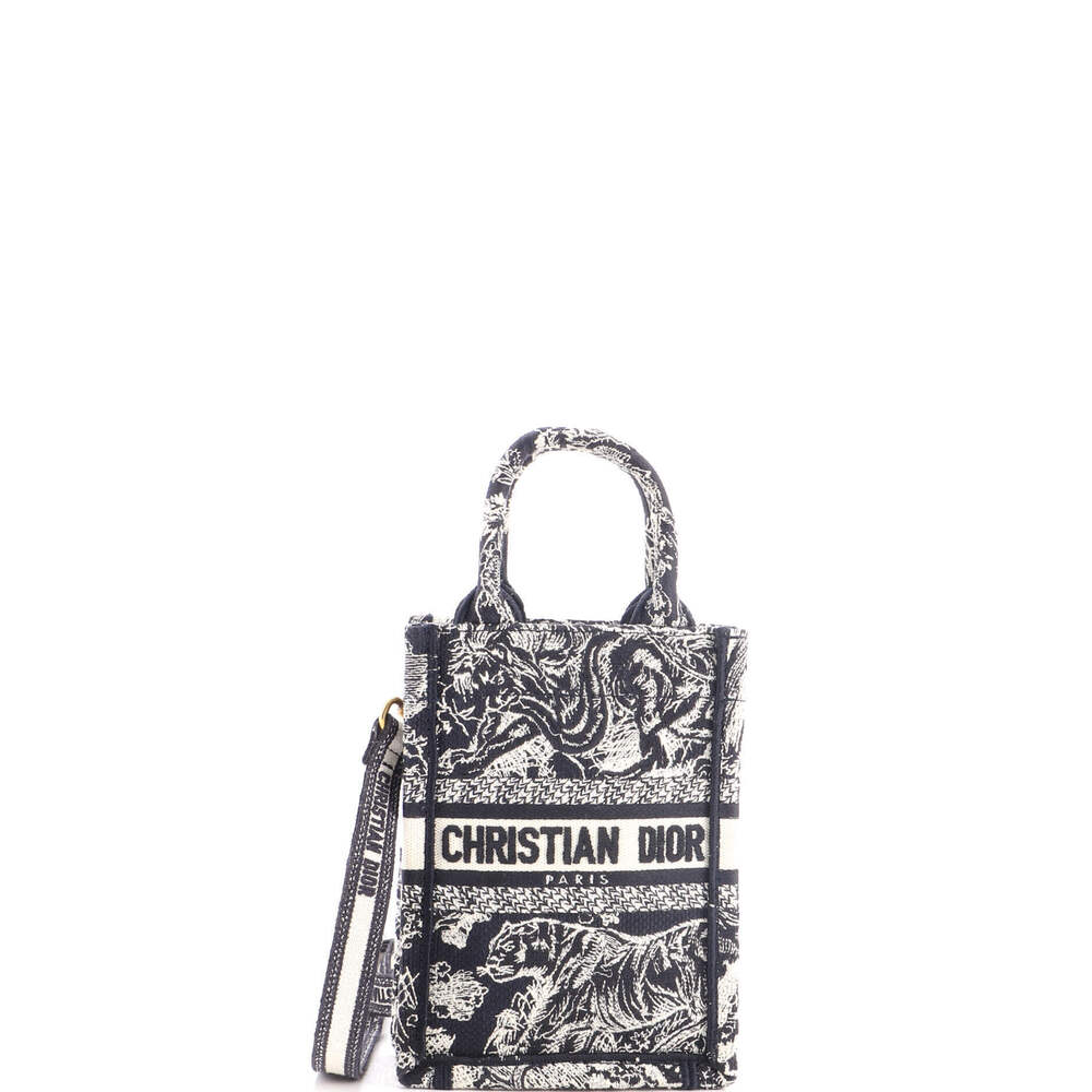 Christian Dior Mini Book Tote Phone Bag